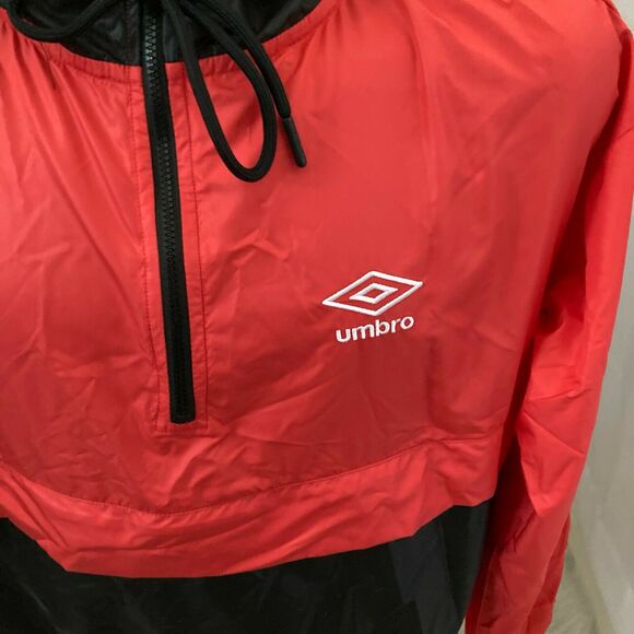 Umbro Hibiscus Quarter Zip Womens Pullover Windbreaker Size Small - Picture 6 of 9